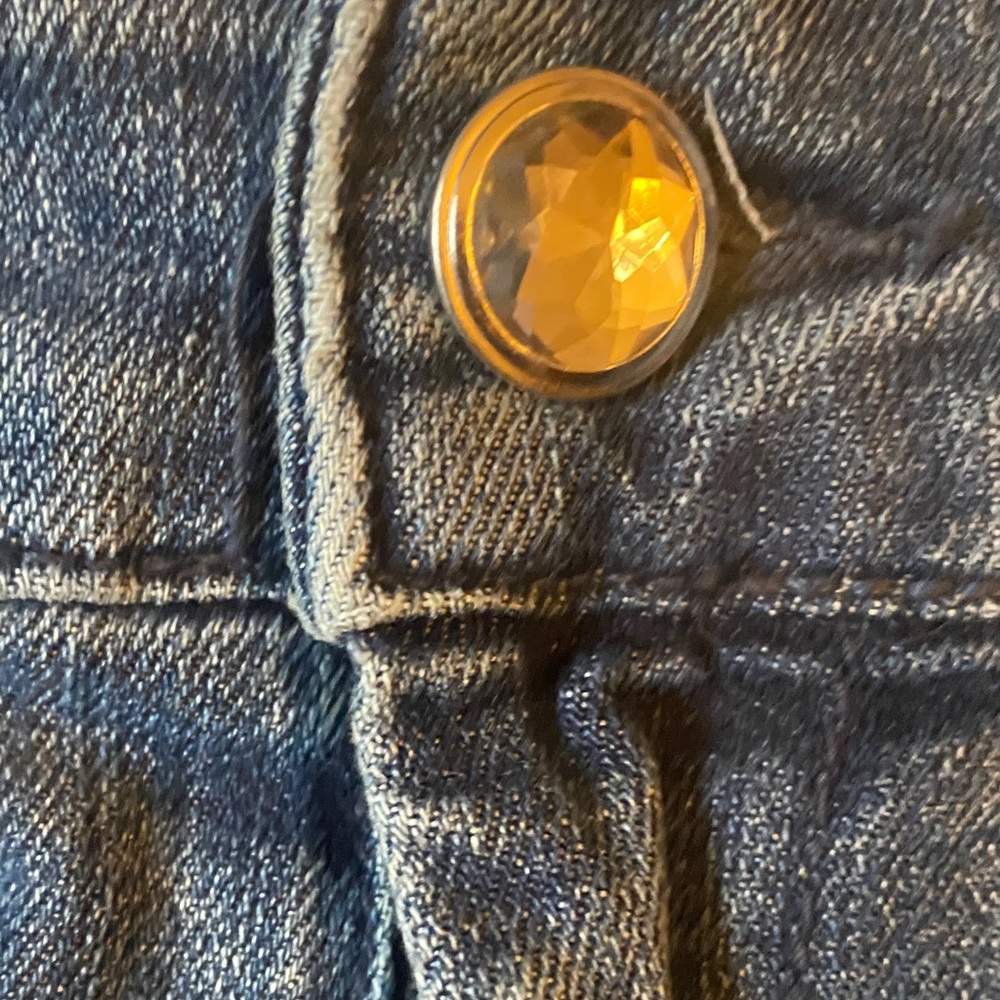 Chico's Dark Blue Straight Leg Jeans - Picture 4 of 11